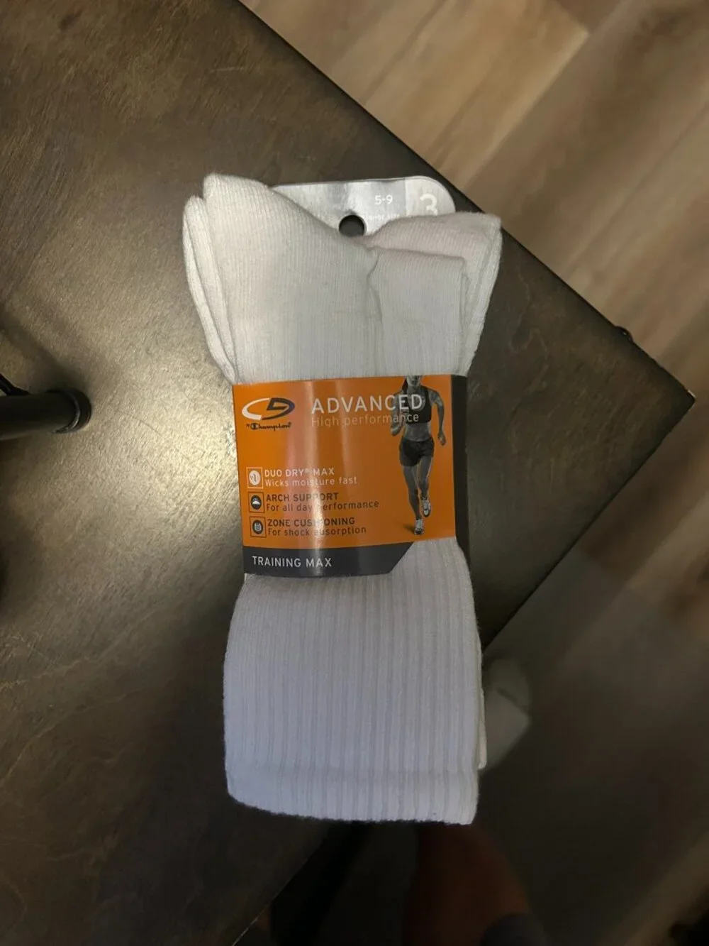 C9 Champion Women's Advanced High Performance Crew Socks (3 Pack, Size 5-9) NEW
